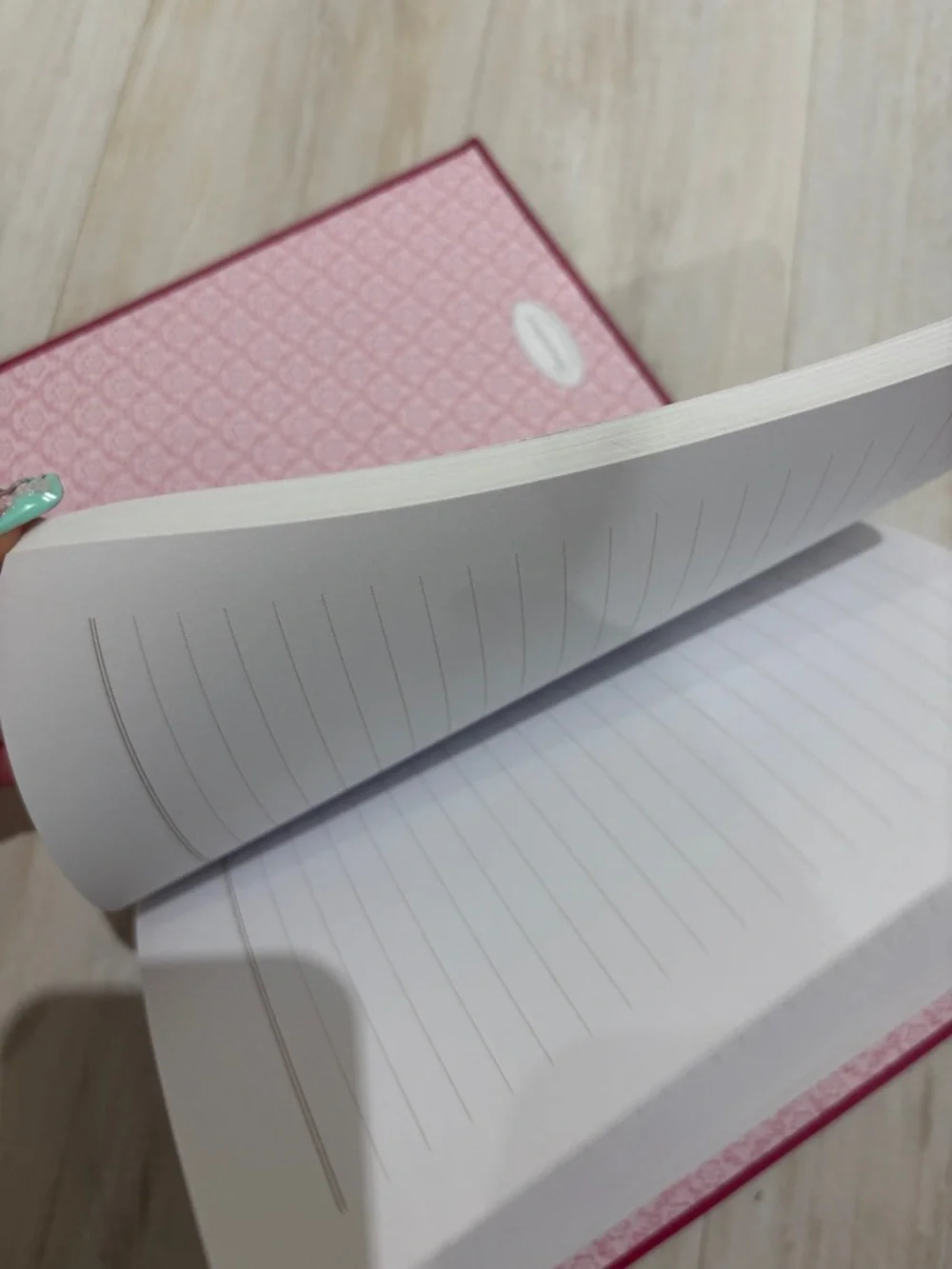 Hardcover Notebook Journal in Deep Pink - Home Office